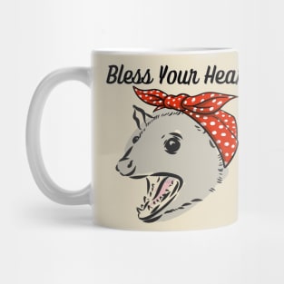 Bless Your Heart Possum Mug